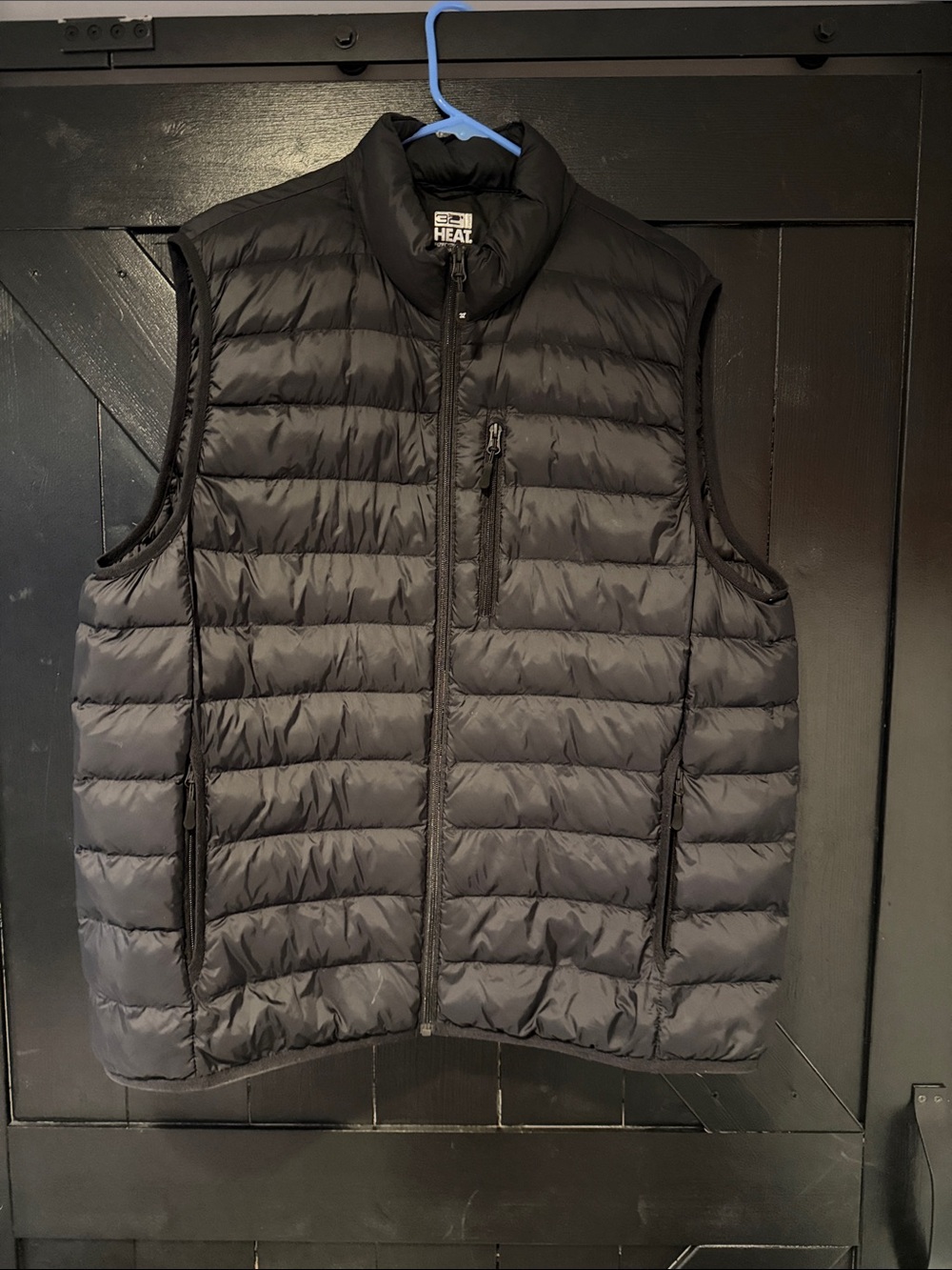 Women’s Black Packable Puffer Vest